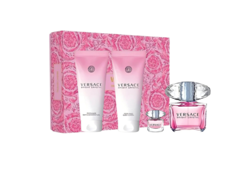 versace bright crystal edt 90ml set